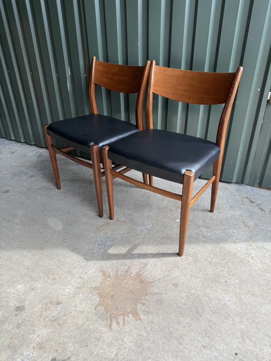 Image 1 of 4 Pastoe Teak Eetkamerstoelen SA10 Cees Braakman