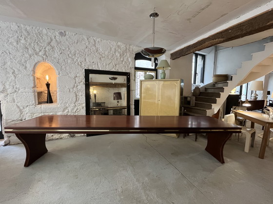 Image 1 of Grote eettafel in de refter - jaren 80