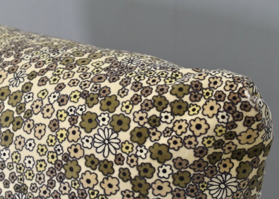 Image 1 of Ligne Roset „Dianthus“ Lounge-Sessel von Michel Ducaroy in „Liberty of London“ floralem Samtstoff – Frankreich, 1978