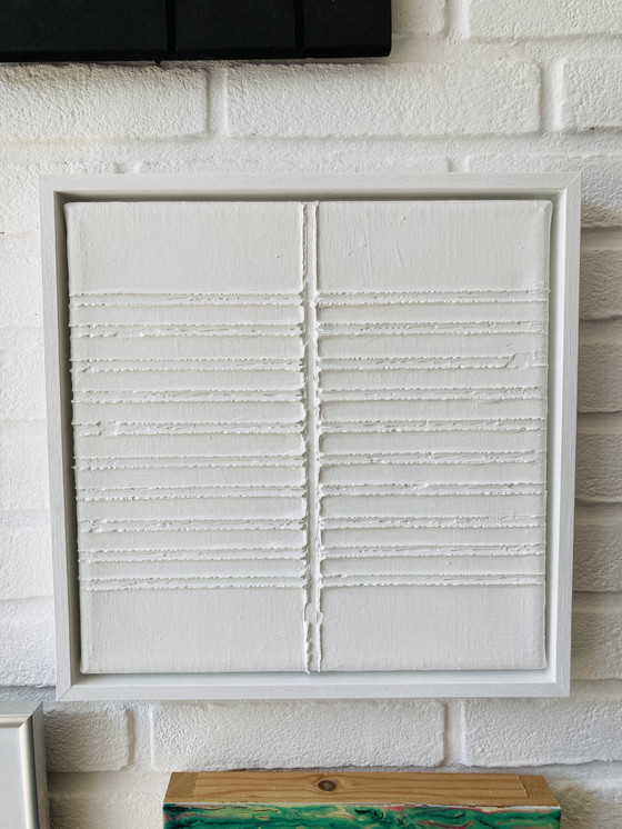 Image 1 of Jan Hendriks - White Abstract 3D Artwork - 18 01