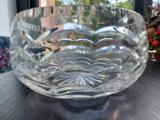 Bol en cristal vintage – schalen, Crystal (photo 2 of 5)