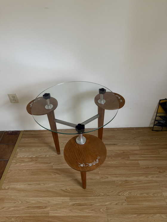 Image 1 of Bořek Šípek Table - Verre, bois et perle