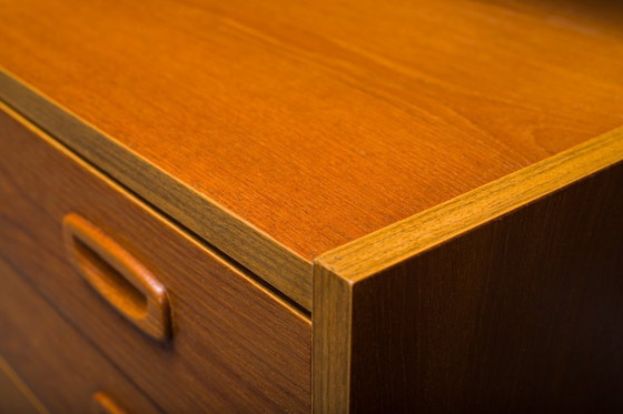 Image 1 of Pensili modulari danesi in teak PS di Preben Sørensen per Randers Møbelfabrik, anni '60, set di 11