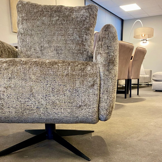 Image 1 of DN Design Yara swivel armchair with footstool