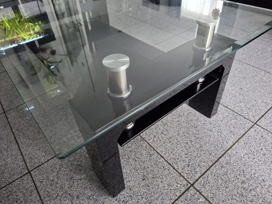 Tavolino da caffè in vetro, moderno, cromato – Tavolini da caffè, Chrome, Glass (photo 4 of 6)