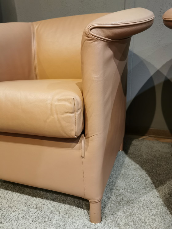 Image 1 of 2x Wittmann Aura, Lederchair, Loungechair