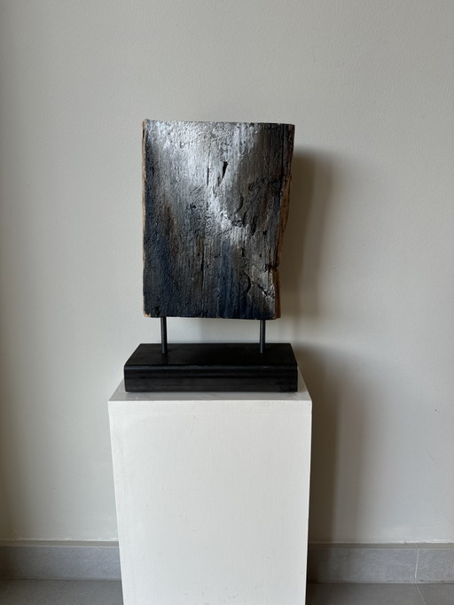 Art On Wood - No Title