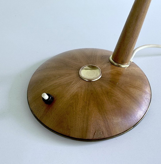 Image 1 of Lámpara de madera danesa de mediados de siglo