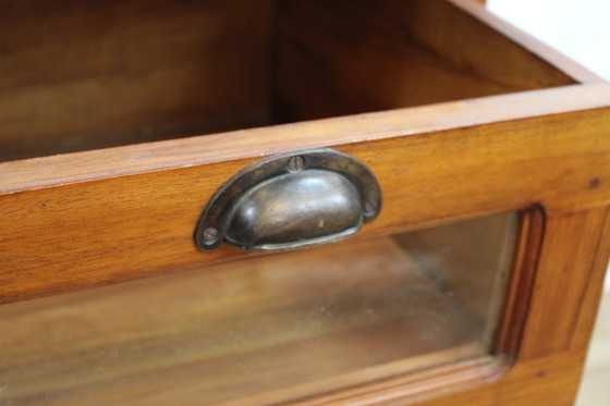 Image 1 of Bandeja de 9 cajones para semillas de castaño 1960 Francia