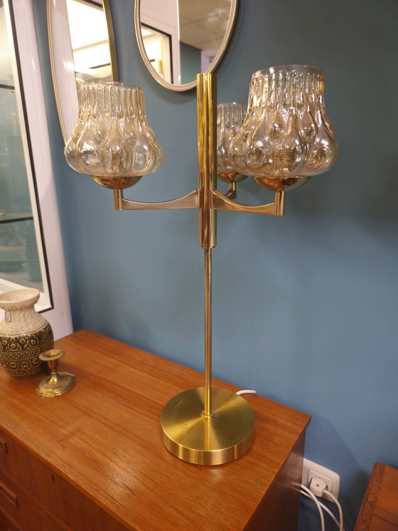 Image 1 of Vintage Brass Table Lamp Desk Lamp Lamp