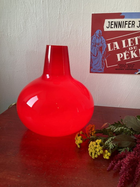 Lampada da tavolo vintage in vetro rosso – SCE, Francia – Lampade da tavolo, Glass (photo 2 of 11)