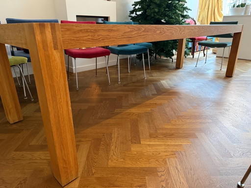 table de salle à manger en chêne massif