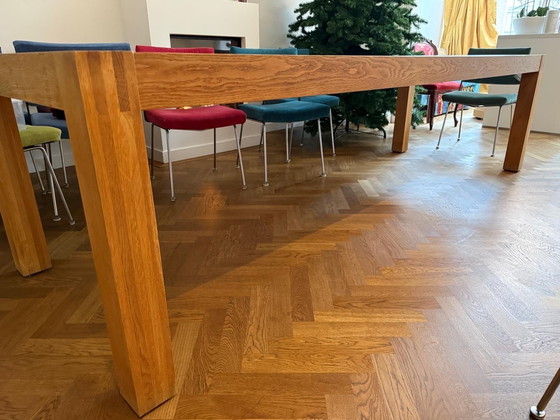 Image 1 of table de salle à manger en chêne massif