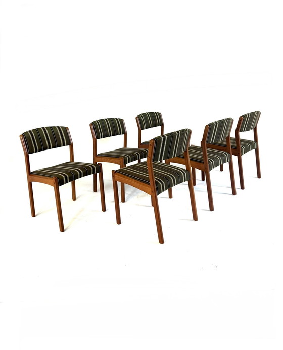 Image 1 of 6x vintage Danish dining chair '70
