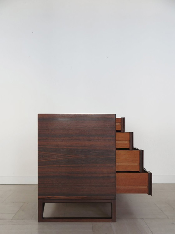 Dark wood Chest of drawers by Svend Langkilde, Denmark, 1960s, set of 2, Scandinavian (photo 15 of 23)
