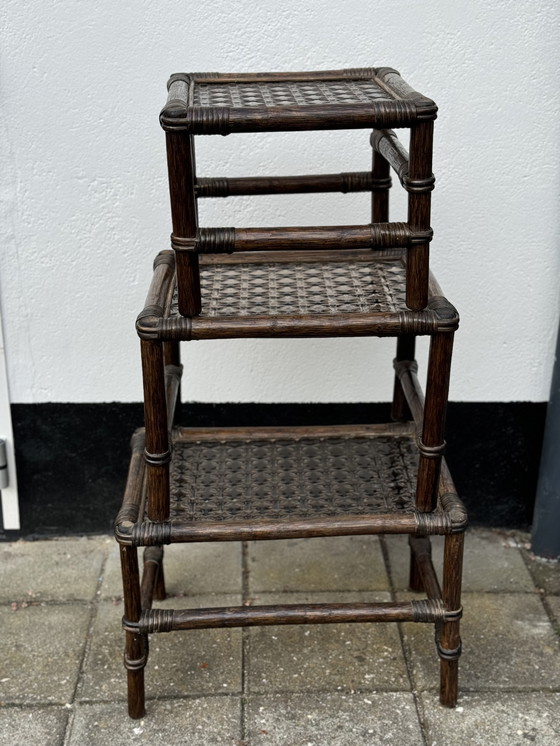 Image 1 of Vintage Set Of Manou Nesting Tables