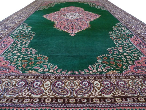 XXL Ladik – 400 x 265 cm – Wolle auf Baumwolle – Handgeknüpft in der Türkei