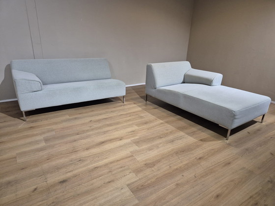 Image 1 of Rolf Benz Freistil 180 - Divano angolare - Grigio - Tessuto - Design