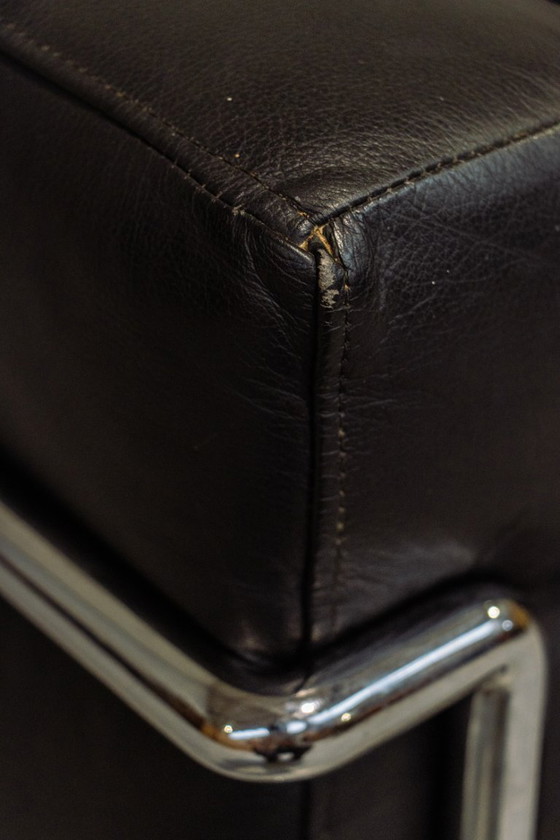 Image 1 of vintage 1980s original cassina Lc3 grand confort 1 seater