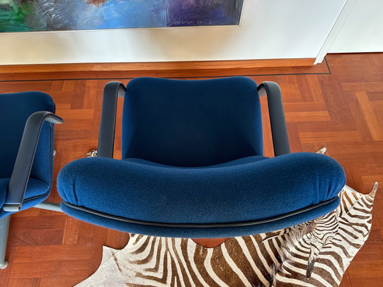 Image 1 of Coppia di poltrone Artifort F 154 e F 156 F restaurate nelle condizioni originali