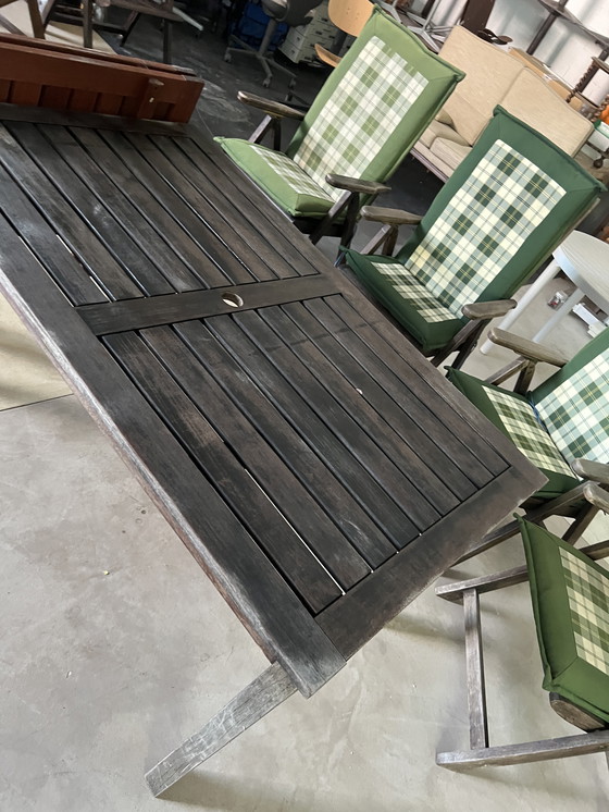 Image 1 of Garden Table and Chairs Plus Covers