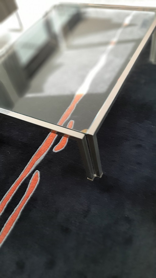 Designer coffee table, design by Peter Ghyczy 1986