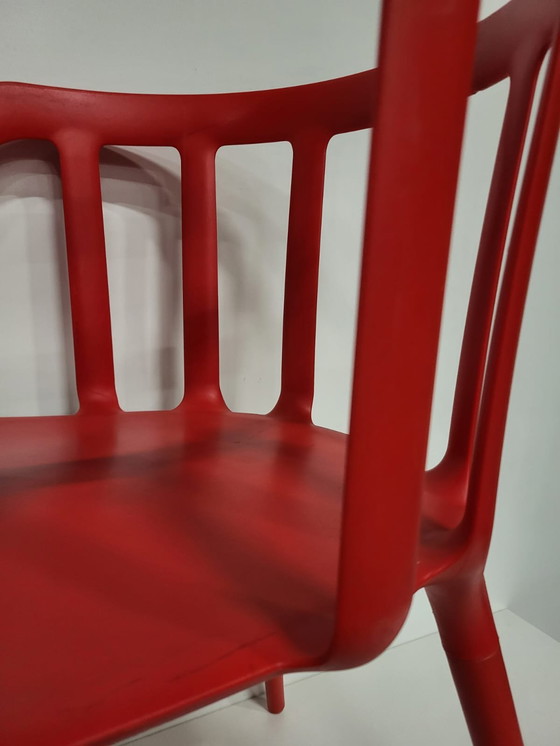 Image 1 of 3X chaises Ikea Ps 2012 Vintage, Rouge