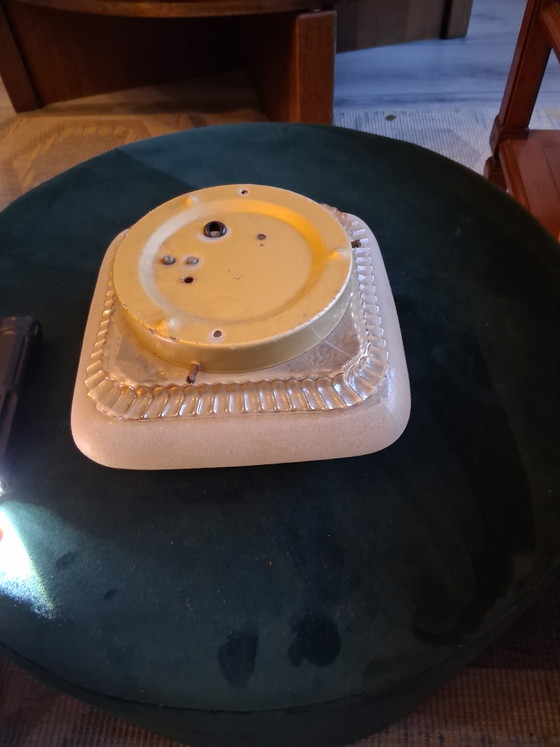 Image 1 of Beautiful gold ceiling light 70s