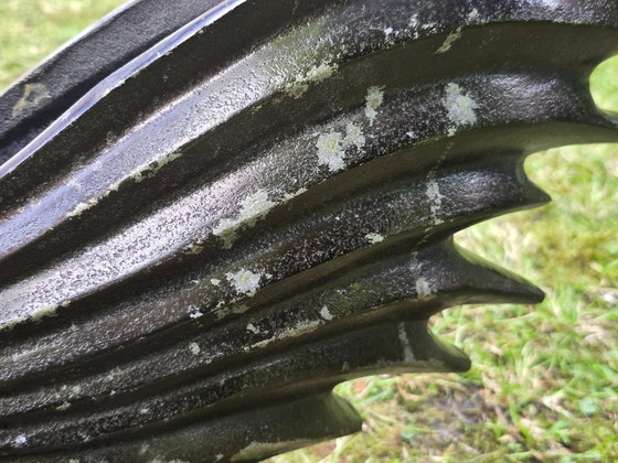 Image 1 of Set Of 2 Large Aluminum Vases, Falling Star