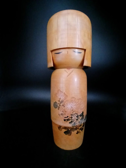 Sekiguchi Tōa (関口東亜) – preisgekrönte japanische Sōsaku Kokeshi – 29 cm