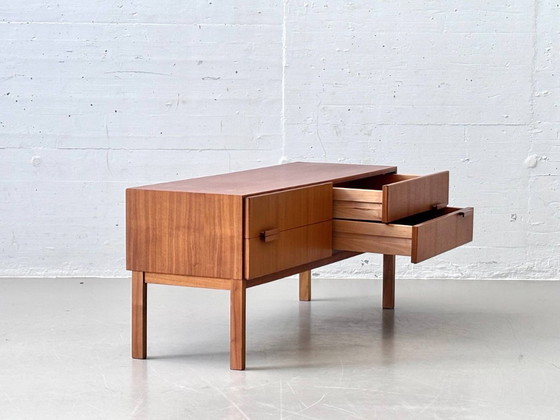 Image 1 of Mobile basso danese in teak di metà secolo con quattro cassetti, anni '60