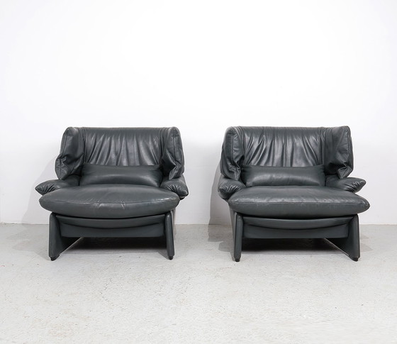 Image 1 of Cassina Portovenere Set Fauteuils Met Hocker