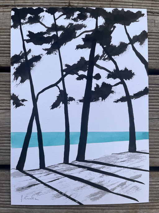 Gouache and India ink on 300g paper. 30x21cm