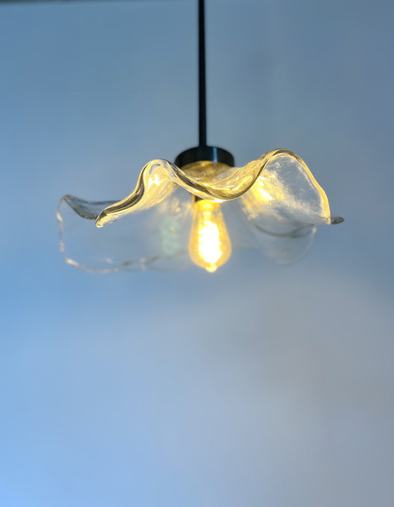 Image 1 of Bronze & Murano Glass Pendant Lamp, Lothar Klute '80