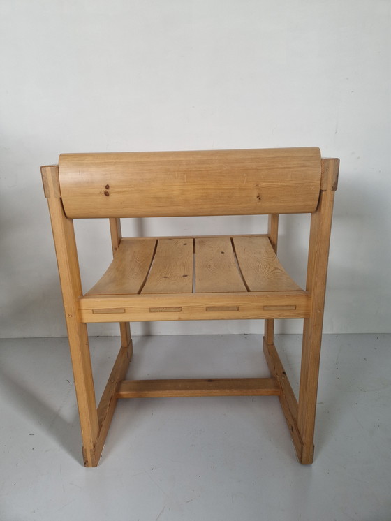 Image 1 of Edvin Helseth Trybo Fureka 313 Kiefer Brutalistischer Esszimmerstuhl