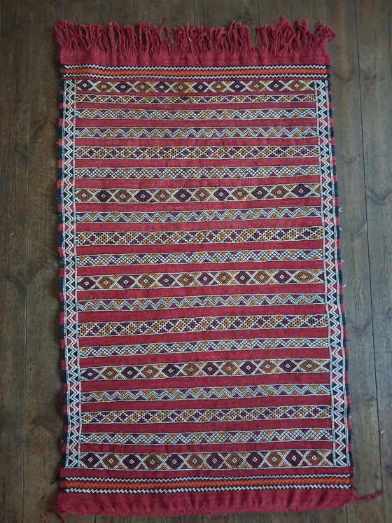 Handmade Zemmour Berber Kilim 155×95cm, Rugs & carpets, Wool, Multi Color (photo 3 of 12)