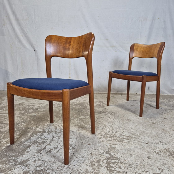 Image 1 of 2x Koefoed, sedia da pranzo John Mortensen 'Ole' vintage danese