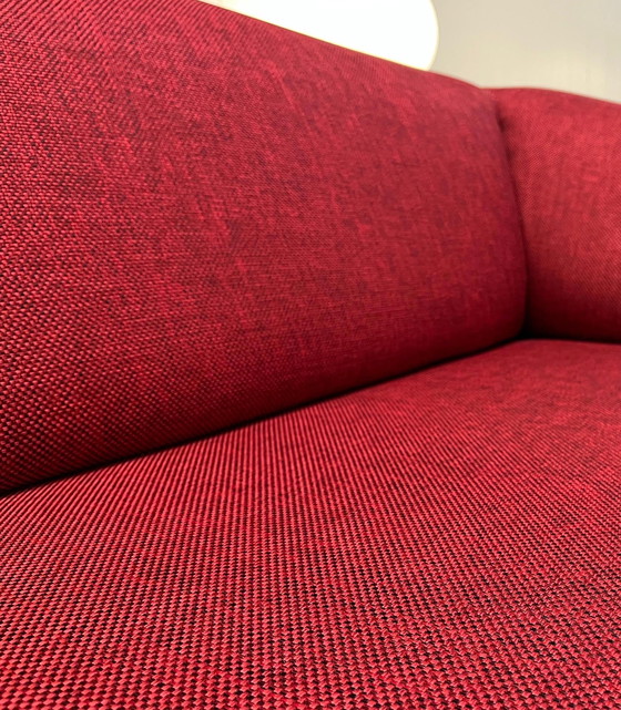 Image 1 of NEW Upholstered Leolux Faya Lobi Corner Sofa Red