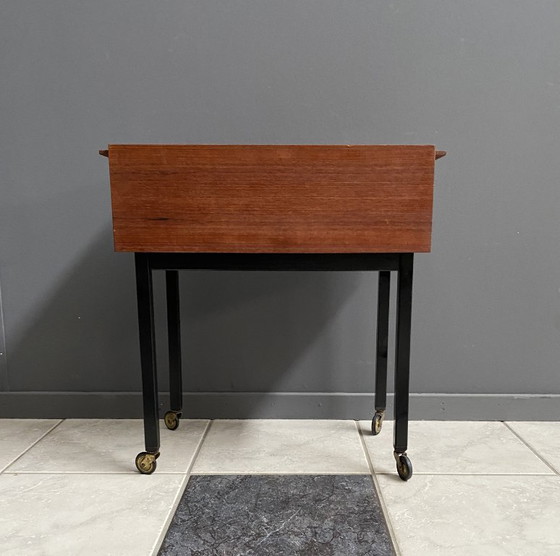 Image 1 of Teak Sewing Box by Opal 1970s