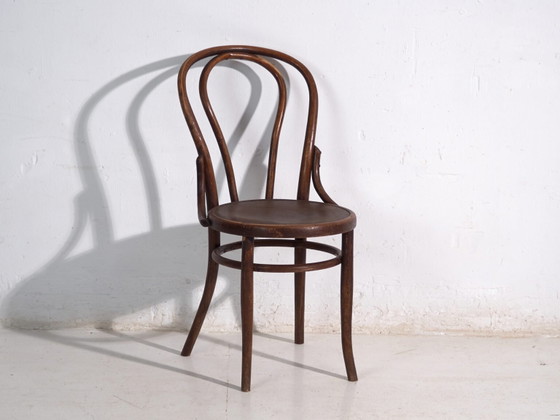 Pair of antique bentwood chairs in the Thonet style – Central Europe, circa 1900 – Dining chairs (photo 39 of 40)