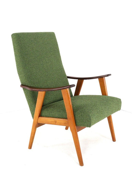 Image 1 of Dutch armchair 'Bergen' vintage upholstered