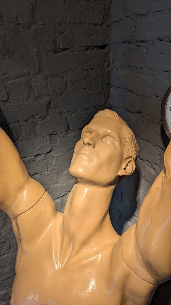 Image 1 of KaDeWe Olympiade München 1972 Schaufenster Figur turner Mannequin