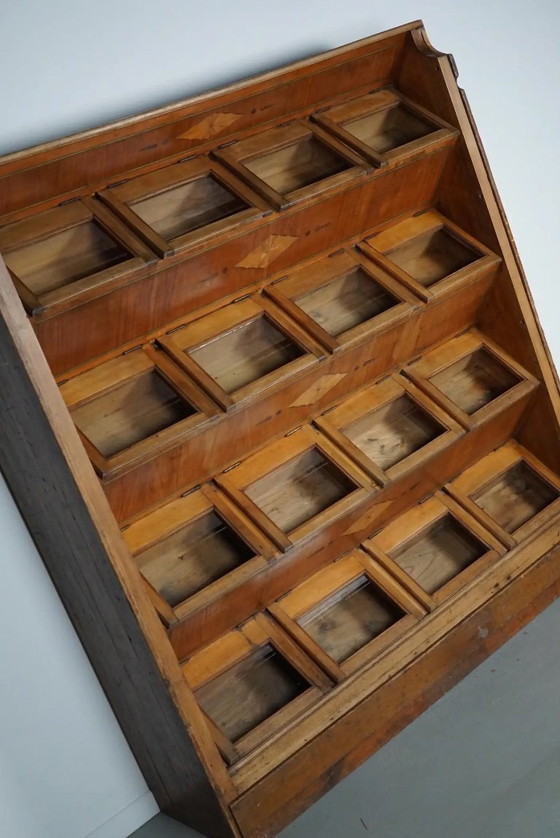 Image 1 of Antiguo mueble de mercería holandés de gran tamaño, fabricado en madera de haya, década de 1920/1930