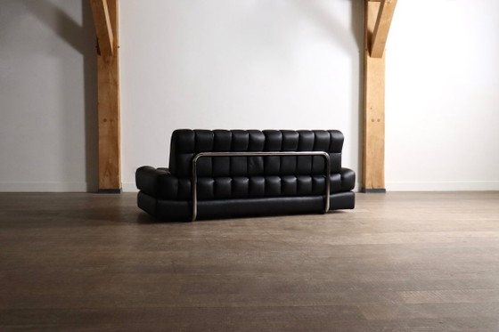 De Sede DS-85 slaapbank in zwart leer, Zwitserland, jaren 60 – 2 zitsbanken, Leather (photo 11 of 13)