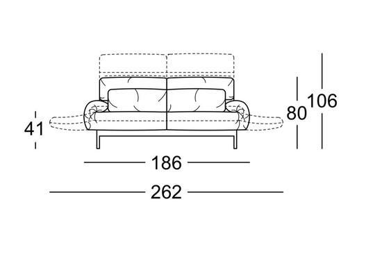 Image 1 of Vom Sitzbereich zum Traumplatz – alles in einem Sofa: Rolf Benz Plura