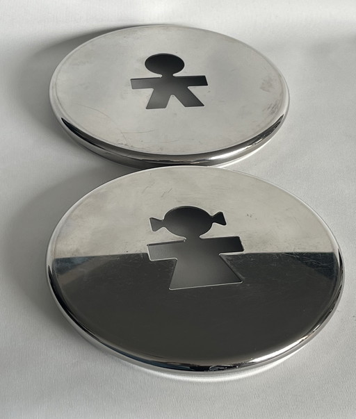Alessi Girotondo Coasters, 17.5 cm