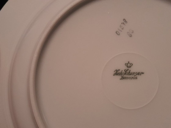 Image 1 of Service de table en porcelaine allemande, 124 pièces. Début des années 1900.