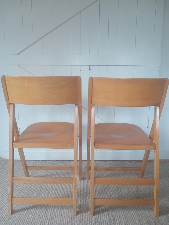 Image 1 of 4 sedie pieghevoli vintage