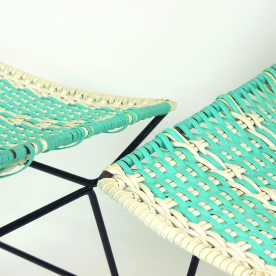 Image 1 of Mid Century Outdoor Sitzgarnitur, Tschechoslowakei, 1960er