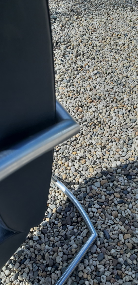 Image 1 of Nomada armchairs anthracite calfskin Design Hennie de Jong